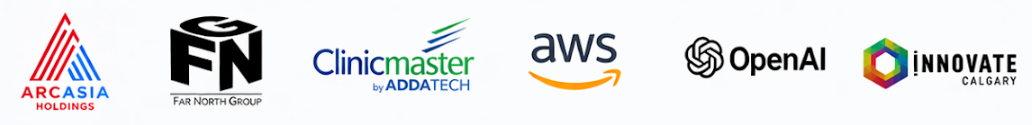 Partners — ArcAsia Holdings, Far North Group, Clinicmaster by ADDATECH, AWS, OpenAI, Innovate Calgary